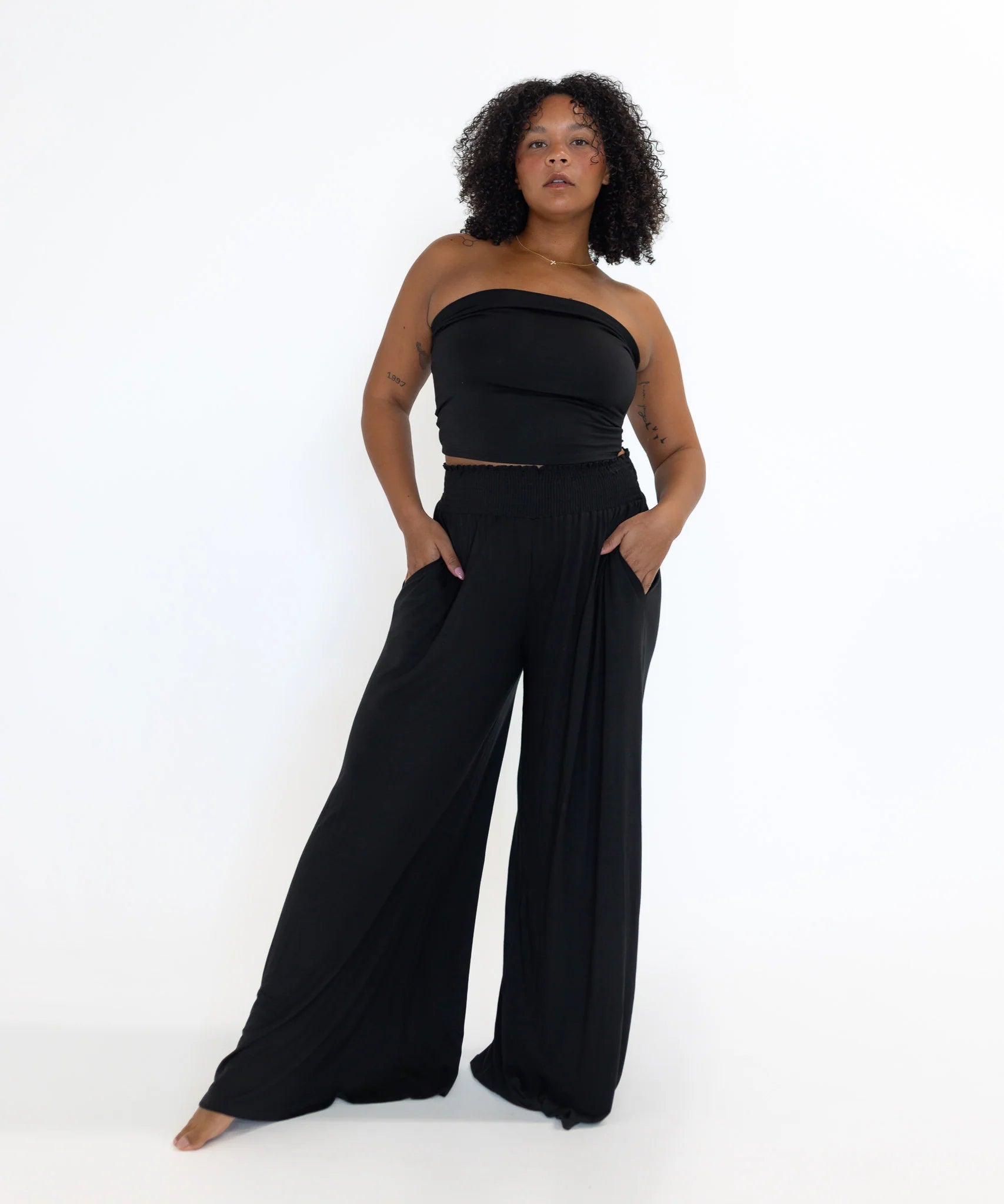 Silky Butter Soft Palazzo Bamboo Pants