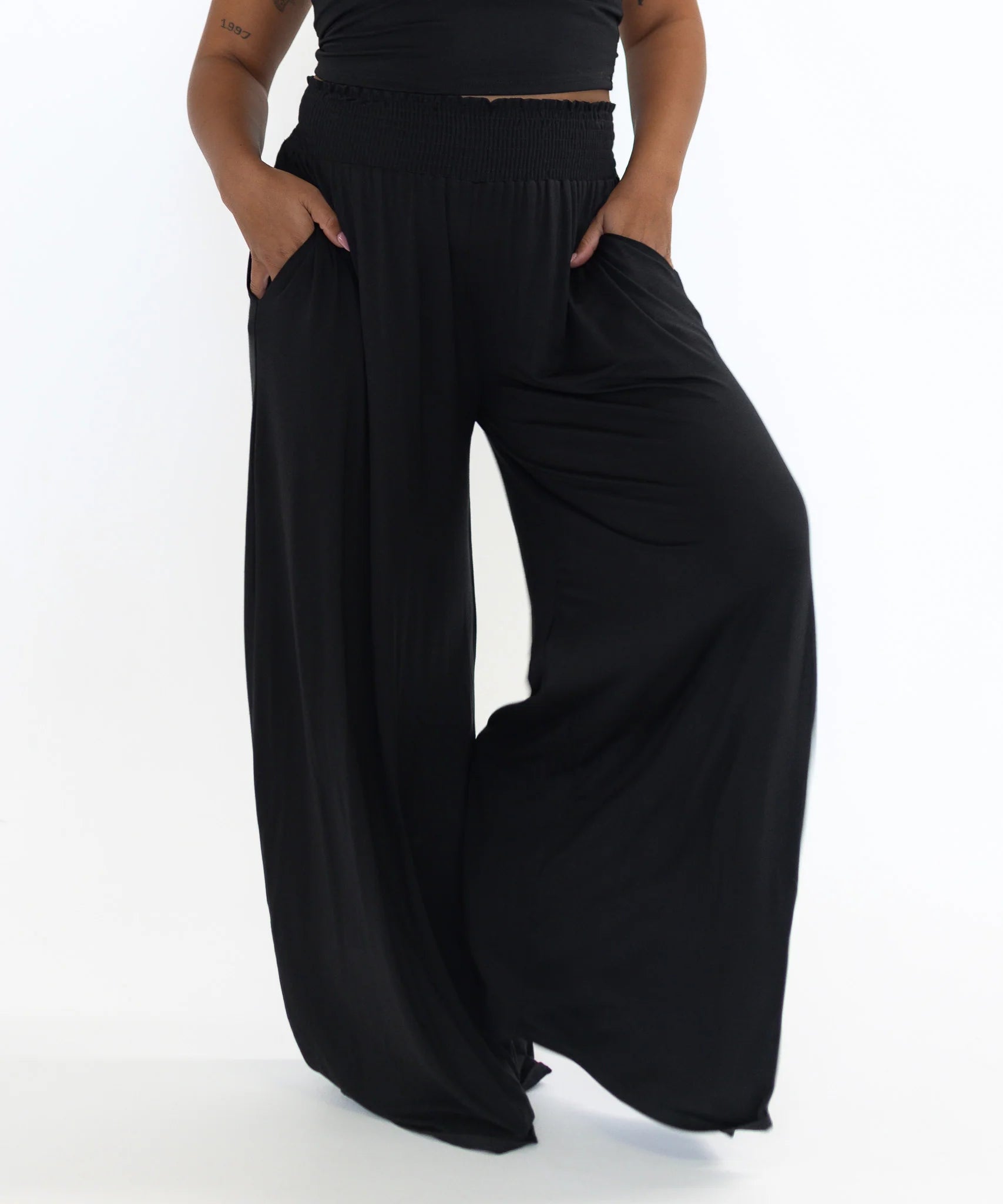 Silky Butter Soft Palazzo Bamboo Pants