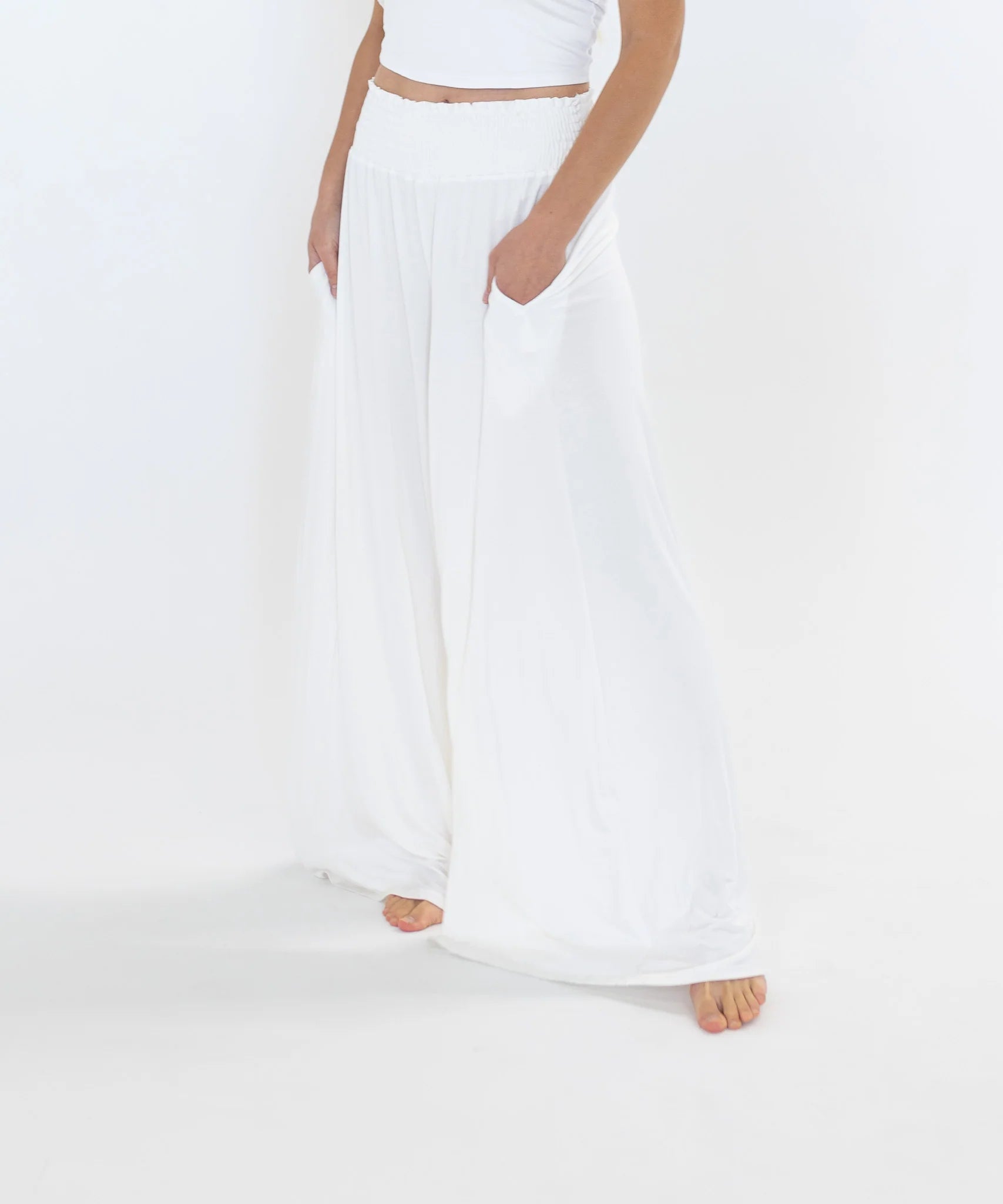 Silky Butter Soft Palazzo Bamboo Pants