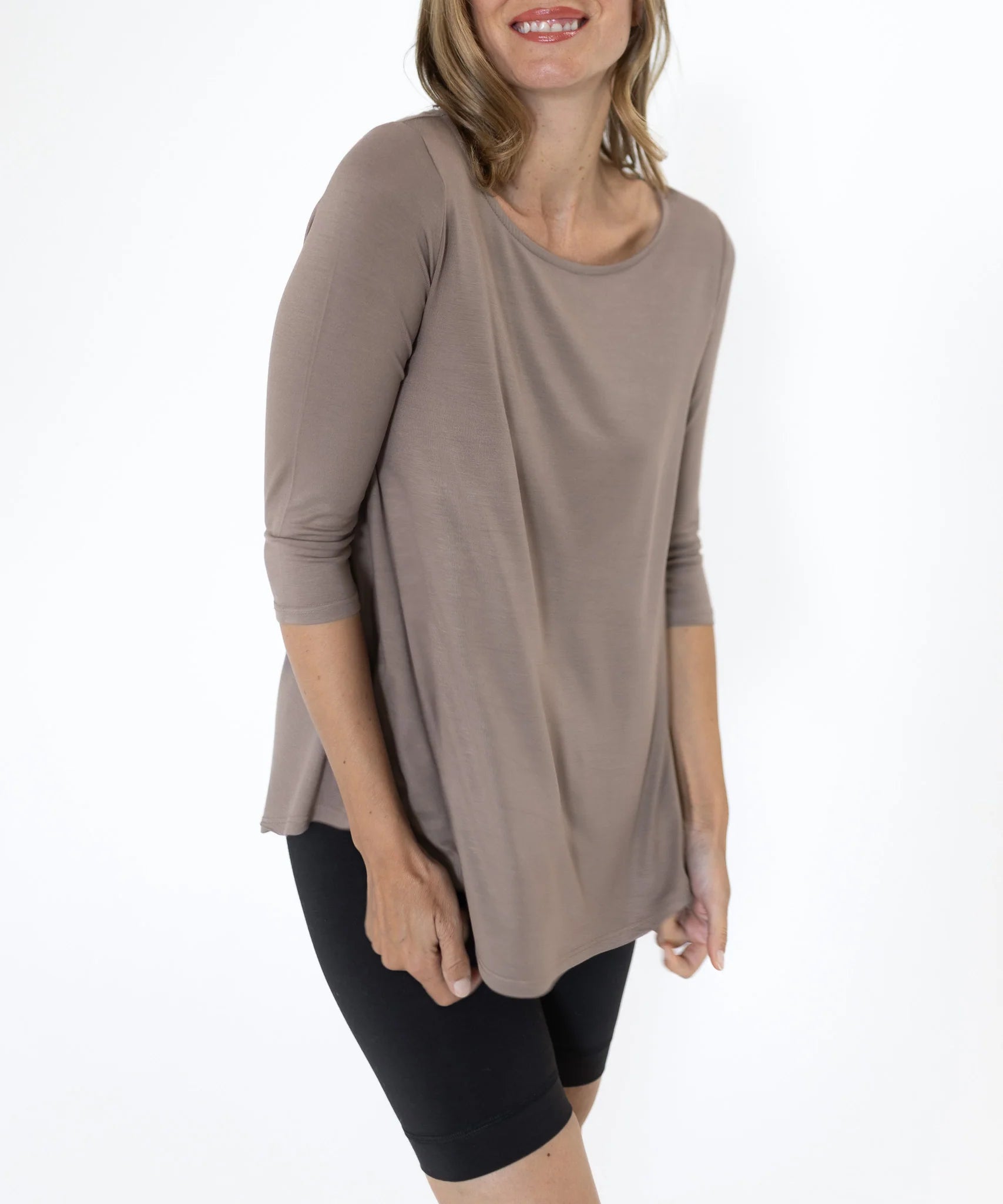 Bamboo Fitted 3/4 Sleeve