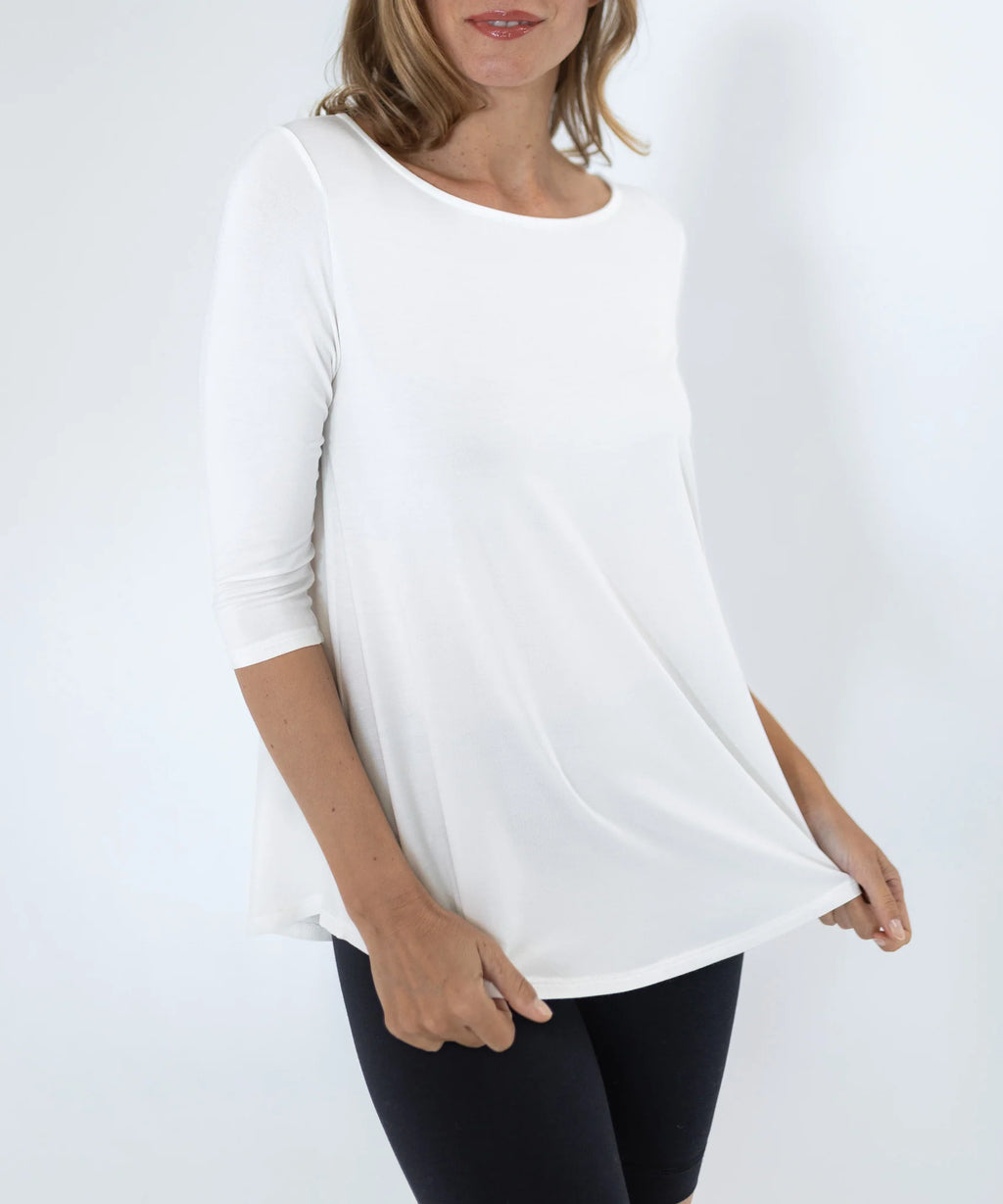 Bamboo Fitted 3/4 Sleeve