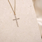Gold Cross Necklace Necklace Marandria