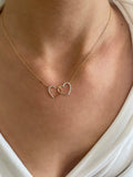 Diamond Lovers Necklace